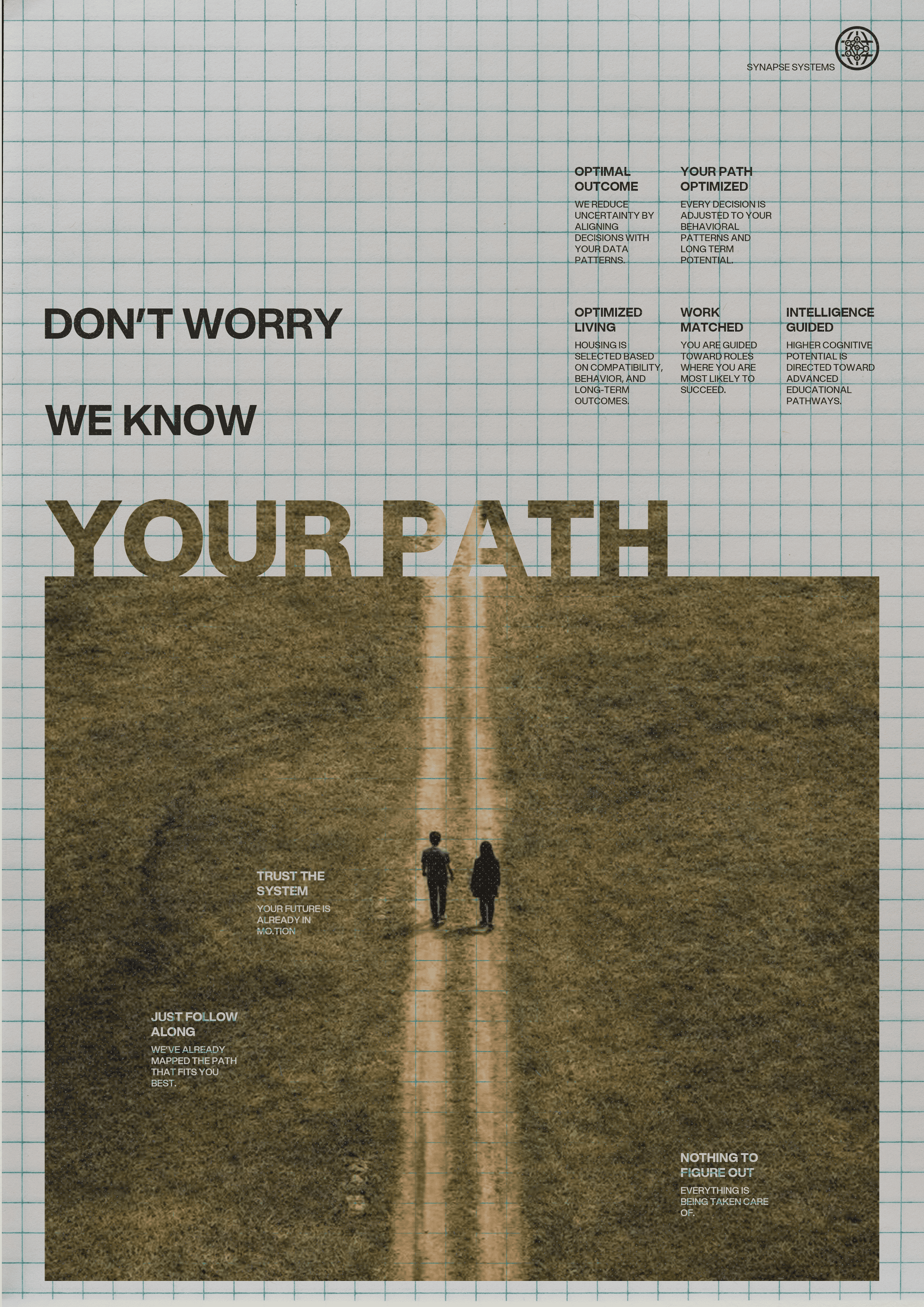 Don't worry, we know your path poster