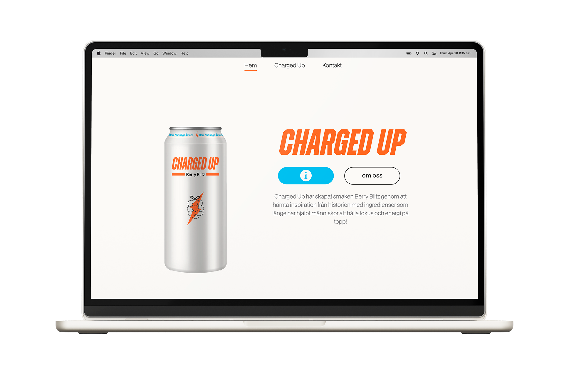 Charged Up on a screen